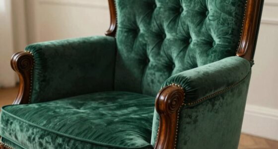 proper wingback chair support