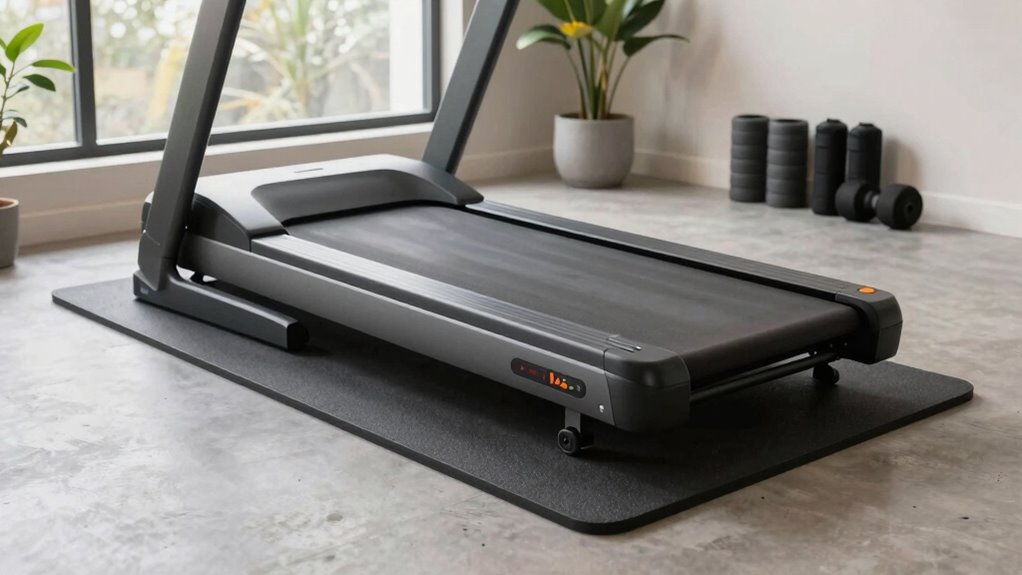 quiet cushioned workout flooring