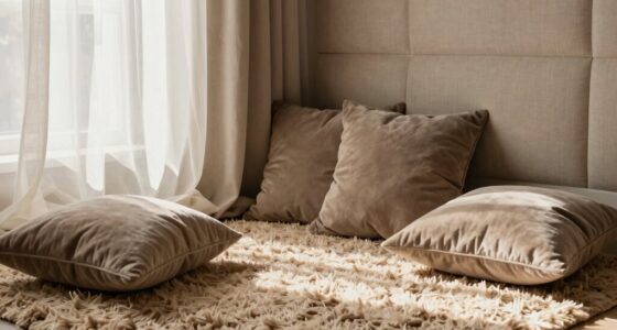 quiet rooms with soft surfaces