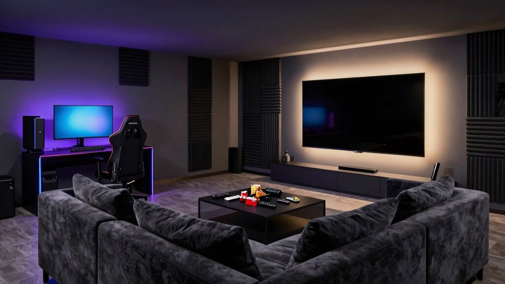 room zoning for entertainment