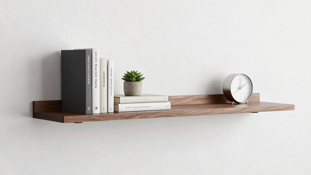 safe balanced shelf arrangement