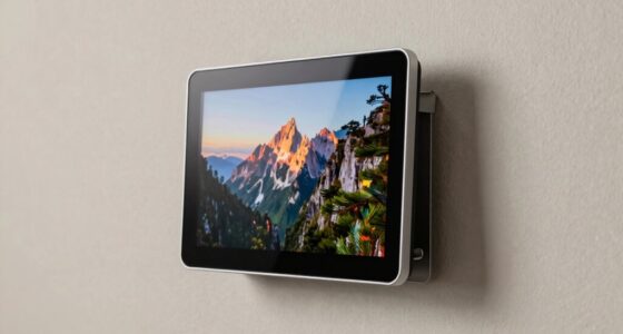 safe wall mounted digital frames