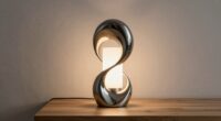 sculptural lamp as decor