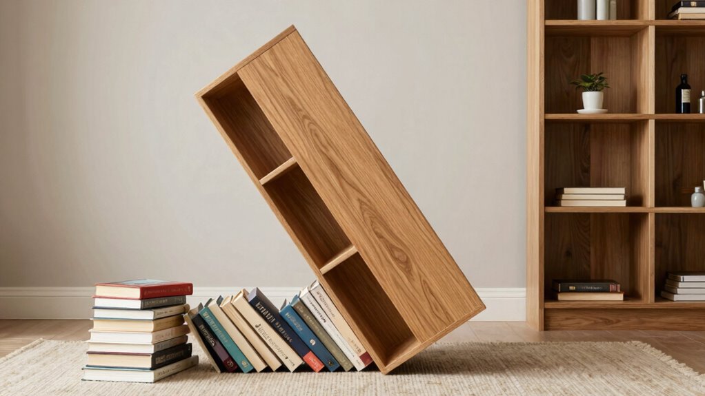 secure tall bookcases properly