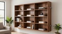 securely attach bookcase