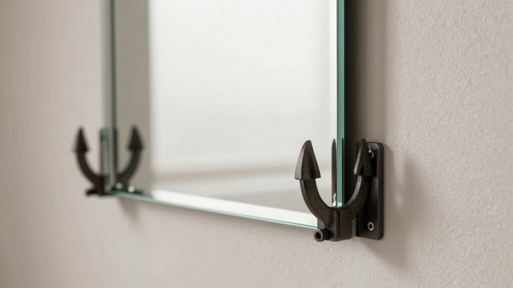 securely mount heavy mirrors