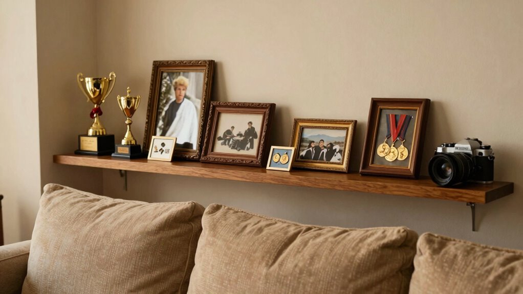 showcase meaningful memorabilia creatively