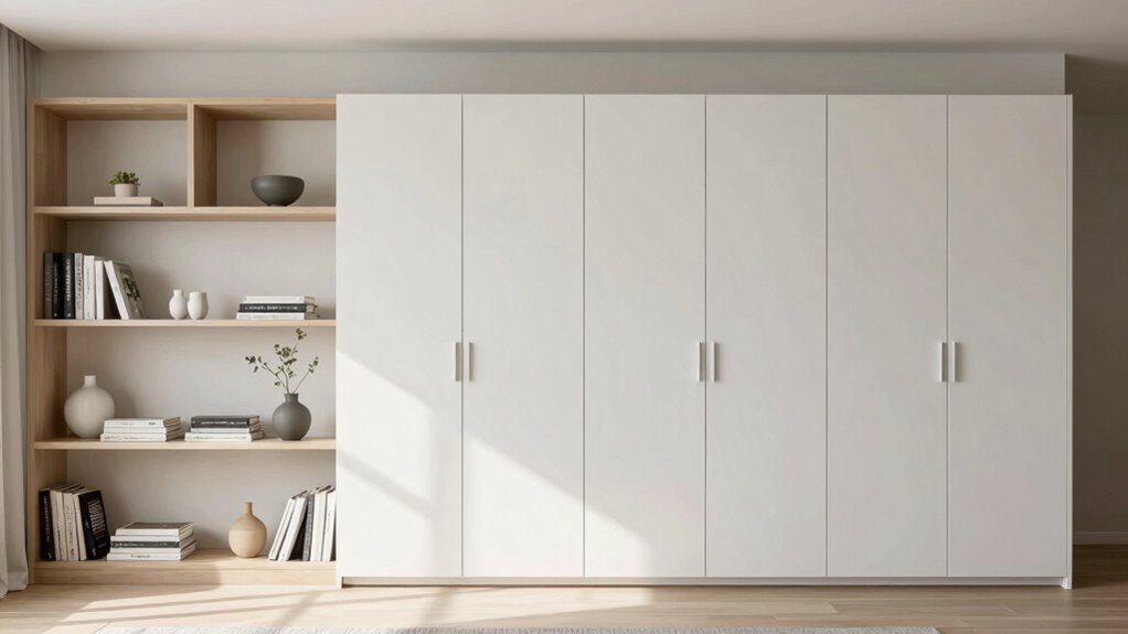 sleek clutter free storage options
