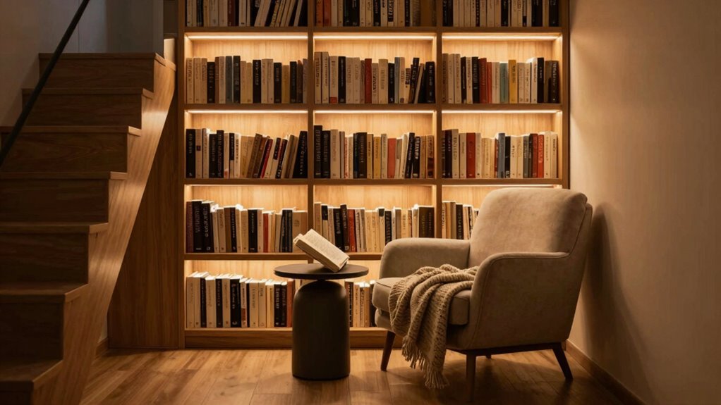 smart lighting cozy seating