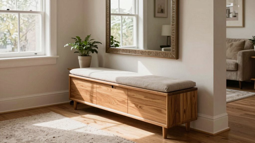 smart storage bench placement