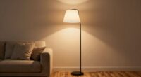 strategic floor lamp placement