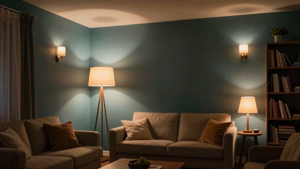 strategic lighting enhances space