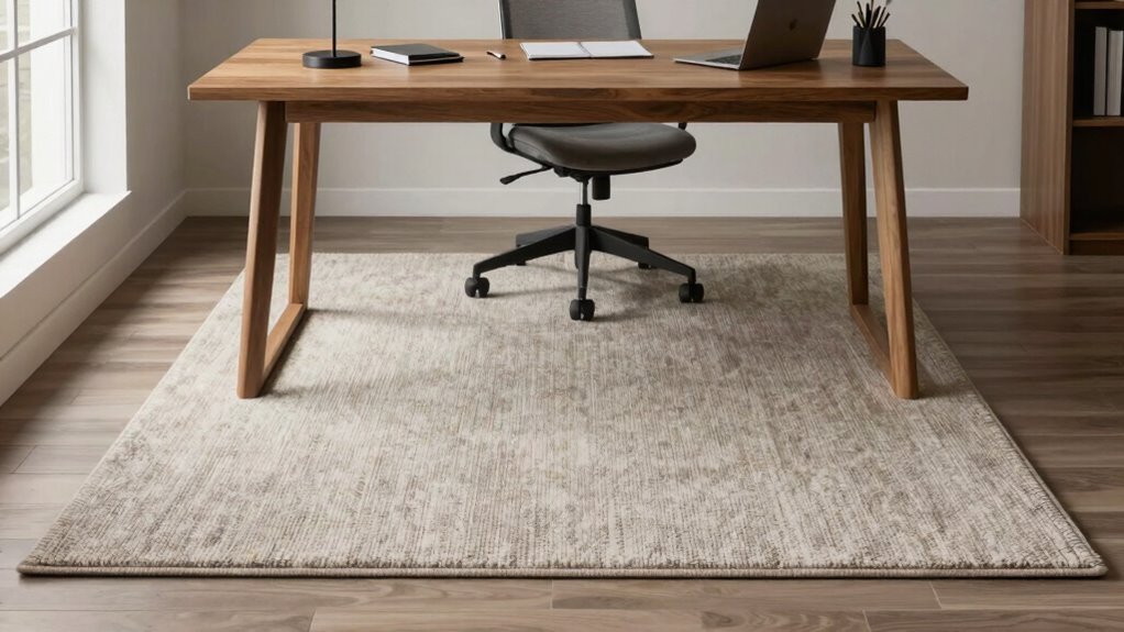 strategic rug placement enhances productivity