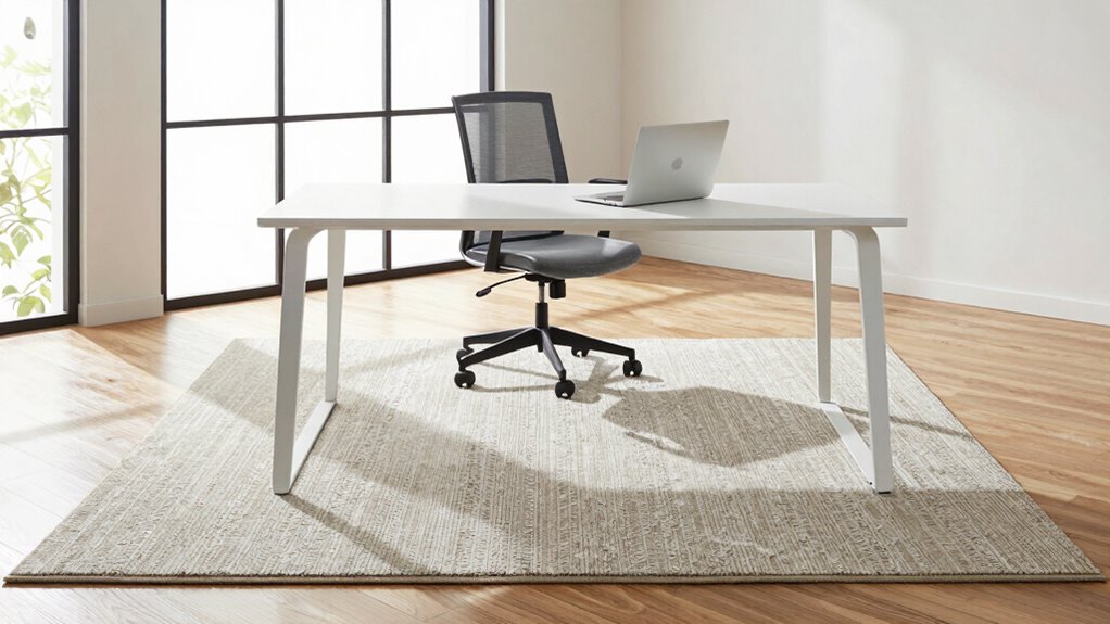 strategic rug placement enhances productivity