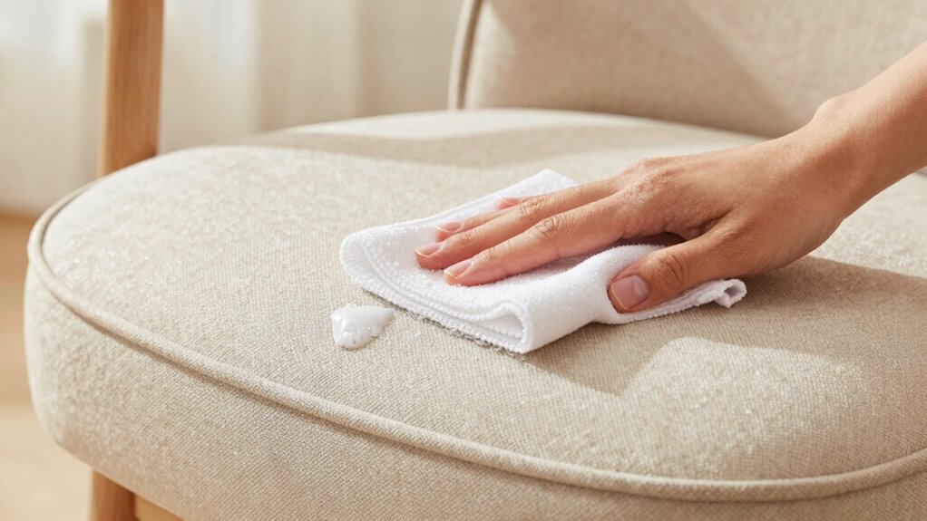 test blot gentle cleaning