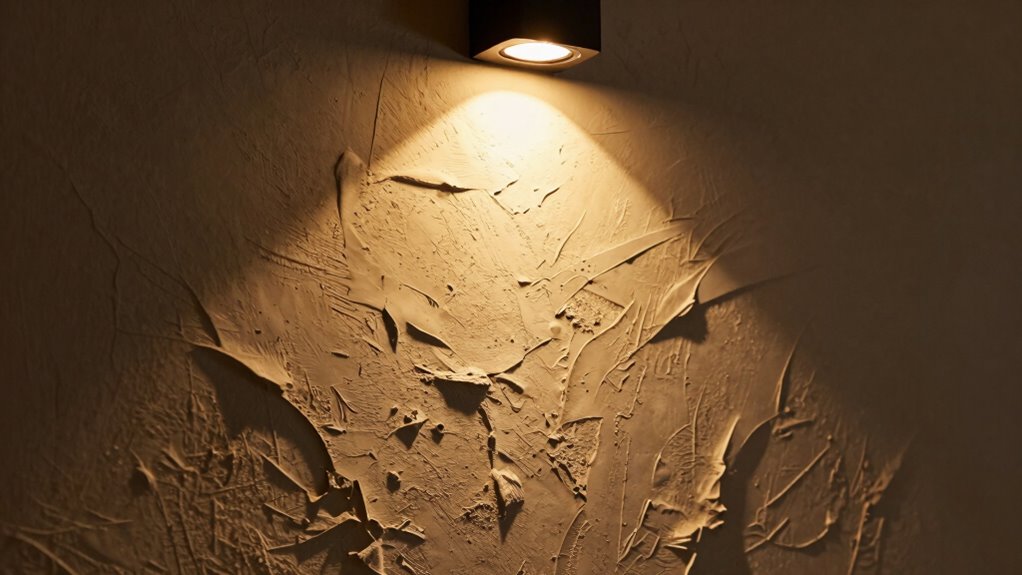 textured wall lighting effects
