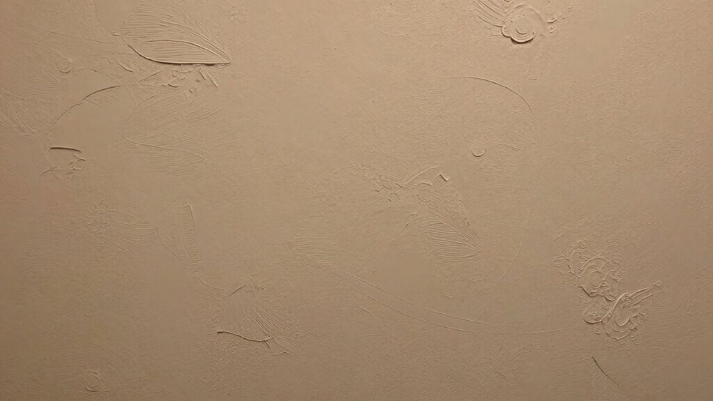 textured walls enhance immersive ambiance