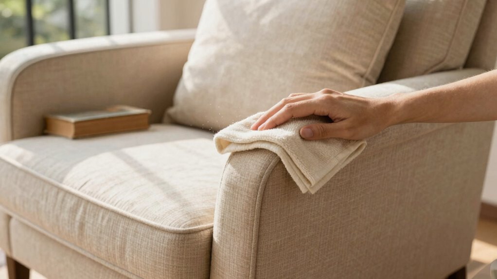 thorough fabric cleaning steps