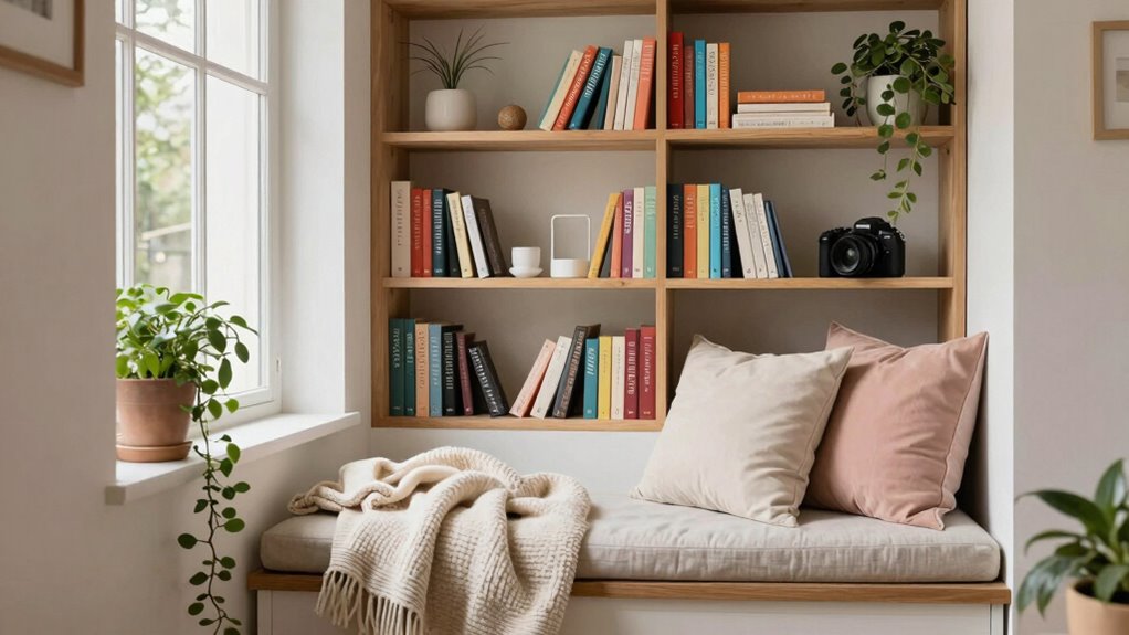 tidy stylish window nook
