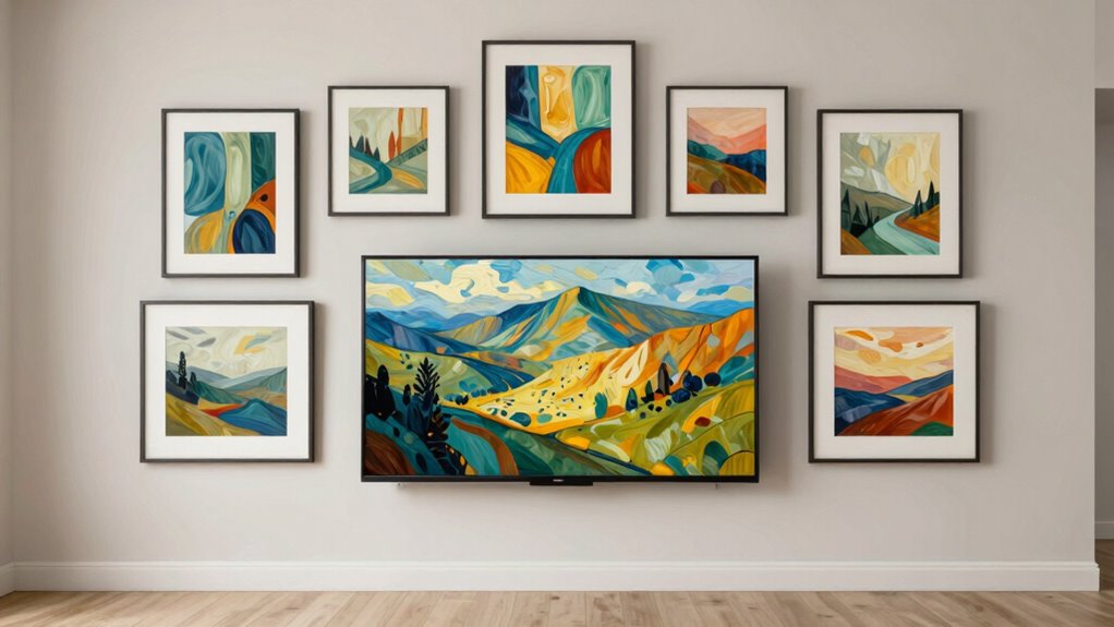 transformative art display integration