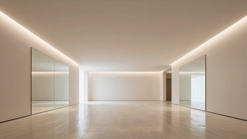 use mirrors to enhance space