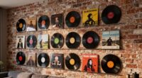 vinyl record wall decor