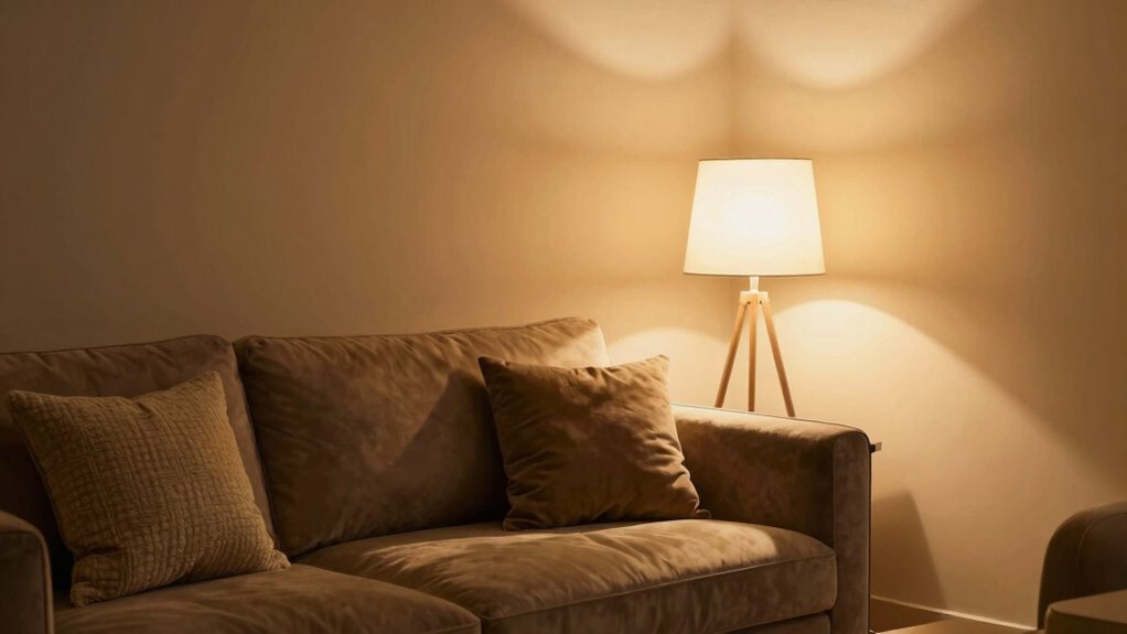 warm diffuse adjustable lighting