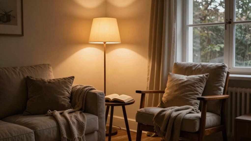 warm glare free reading light