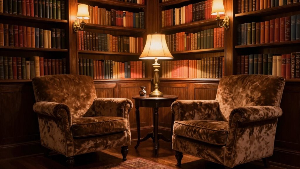 warm lighting enhances cozy ambiance