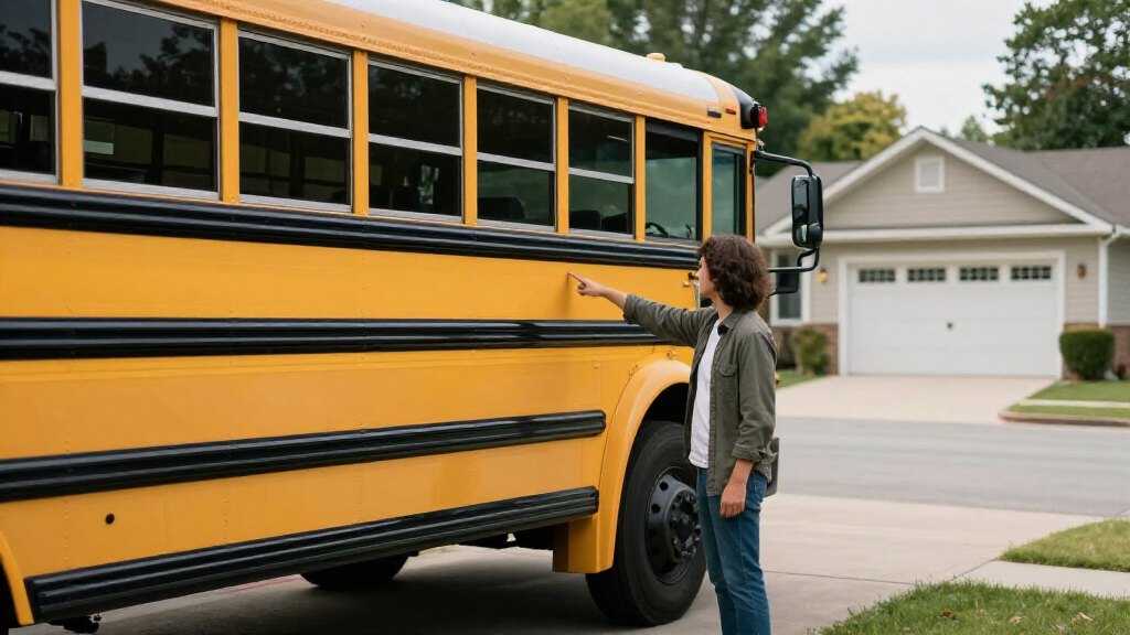 Ever Wondered About The Black Stripes On School Buses? Here’s Why They’re There