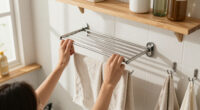 This Metal Rack Creates Instant Towel Storage And Includes Extra Uses I Never Expected!