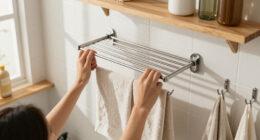 This Metal Rack Creates Instant Towel Storage And Includes Extra Uses I Never Expected!