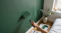 A Bright White Bedroom Is Now A Green Cocoon “Inspired By The Forest”