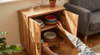 A Wall Of Cabinets Did More Than Add Storage To This Living Room