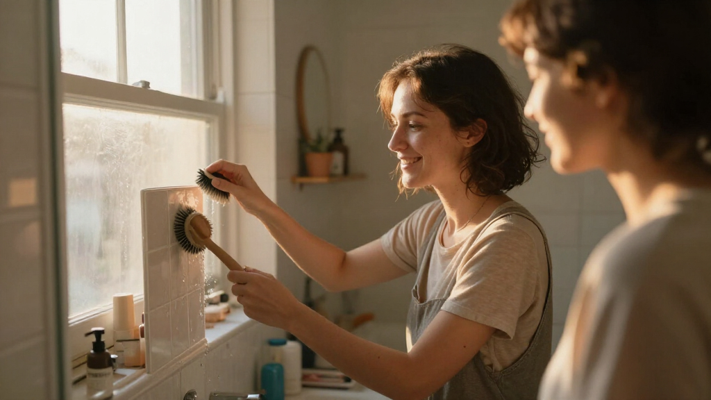 Her Neighbor Helped Make This Bathroom Feel Like Hers Again