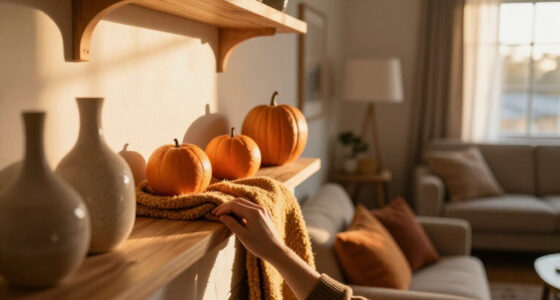 How To Make Orange Fall Decor Look Cozy, Not "Tacky"