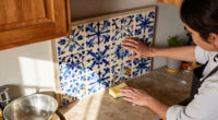 Chef Yotam Ottolenghi Did It — This Backsplash Mural Trend Is A "Commitment To Joy" In Your Home, Says Interior Designers