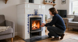 Forget Conventional Woodburners, These Centuries-Old Swedish Ceramic Stoves Aren't Just More Efficient, They Make A Better Design Centerpiece