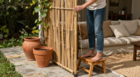 Skip Traditional Fences: Add Privacy To Your Yard With This Boho-Inspired Idea