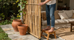 Skip Traditional Fences: Add Privacy To Your Yard With This Boho-Inspired Idea
