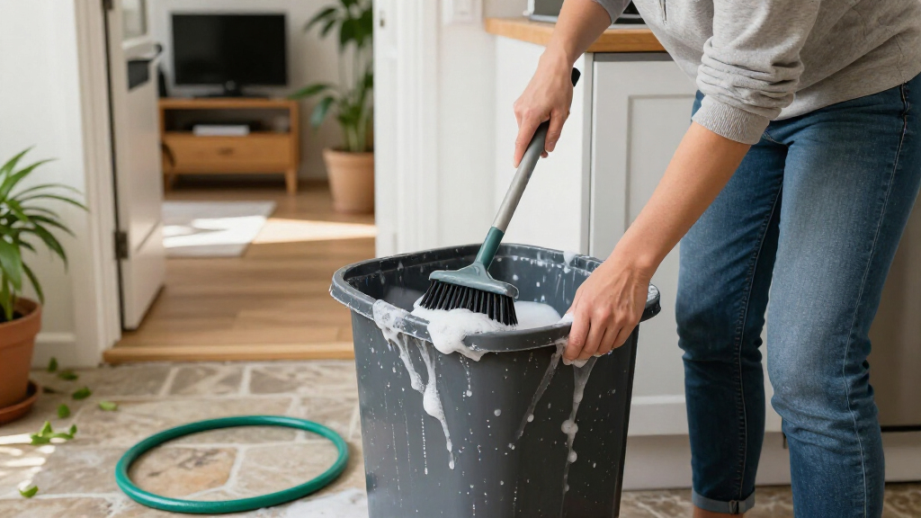 Smelling Your Garbage Cans? The Underrated Trick To Give Them A Deep Clean