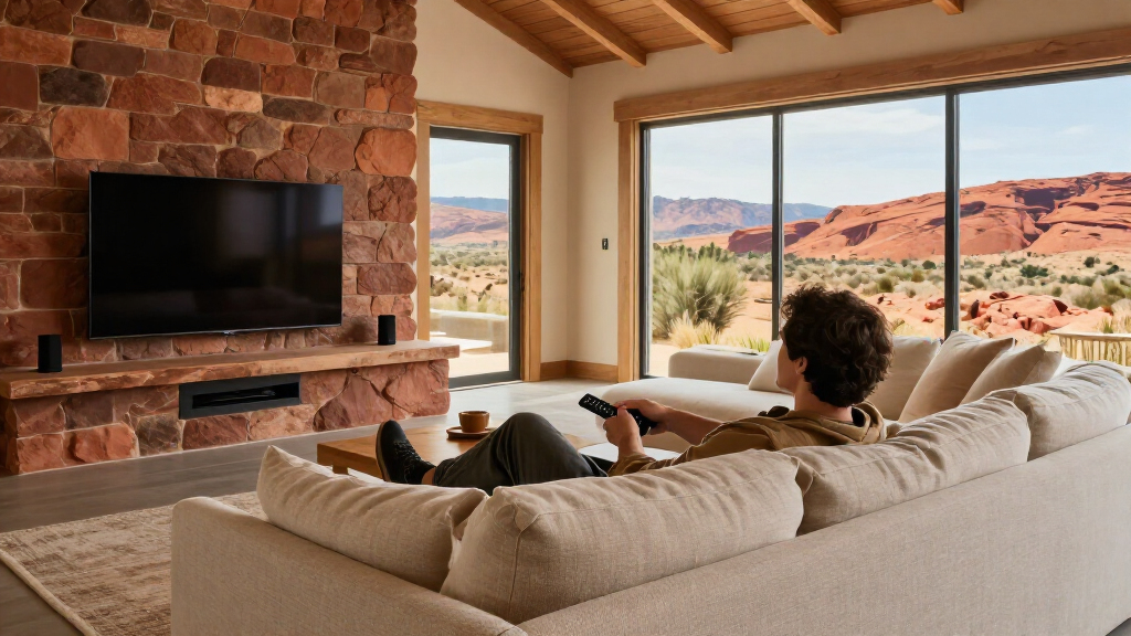 This 7,000-Square-Foot Desert Oasis In Utah Feels More Like A Boutique Hotel Than A Family Home — It Redefines A 'Room With A View'